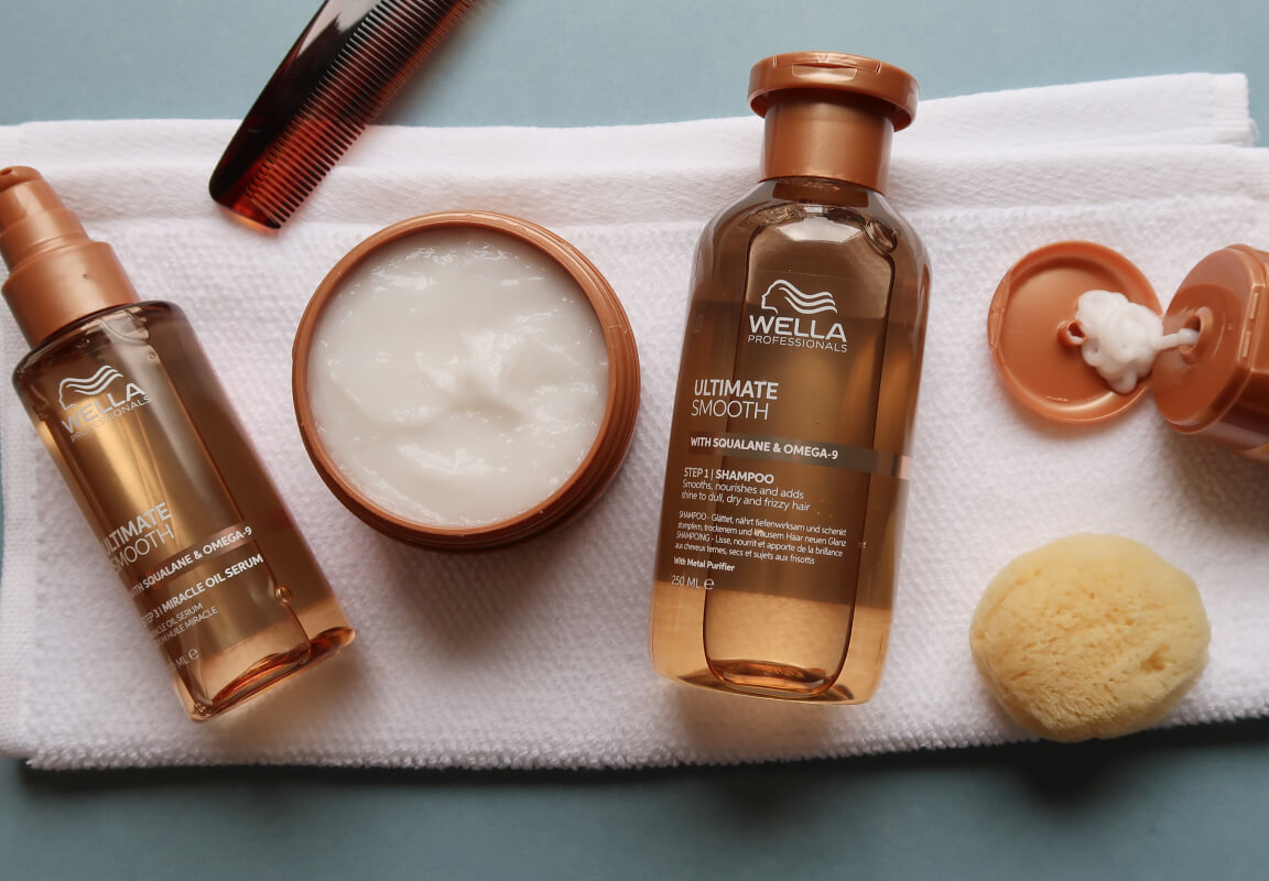 Upptäck Wella Professionals Ultimate Smooth: Nyckeln till silkeslent och glansigt hår
